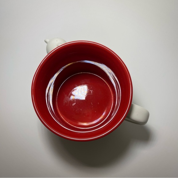 Starbucks Holiday Mug Rare White Red Polar Bear Penguin 12oz Christmas Gift - Picture 4 of 6